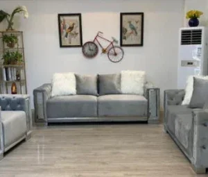 Acme (FS411) Grey SOFA SET